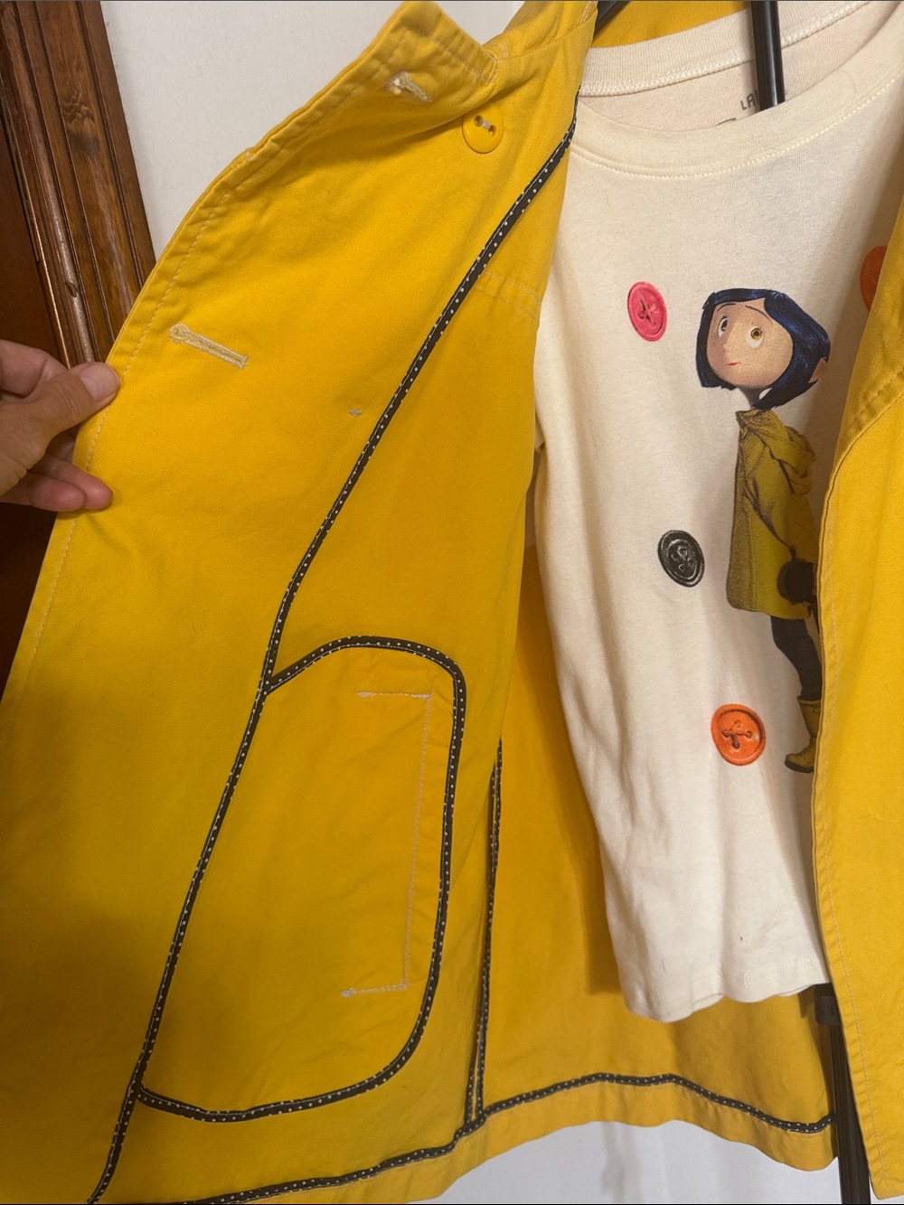 GAP Bright Yellow Women's Trench Coat - Picture 5 of 5